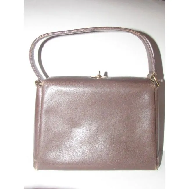 Gucci Vintage Pursesdesigner Purses Brown Leather Shoulder Bag