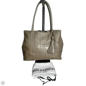 Handbag Designer By Brahmin, Size: Large