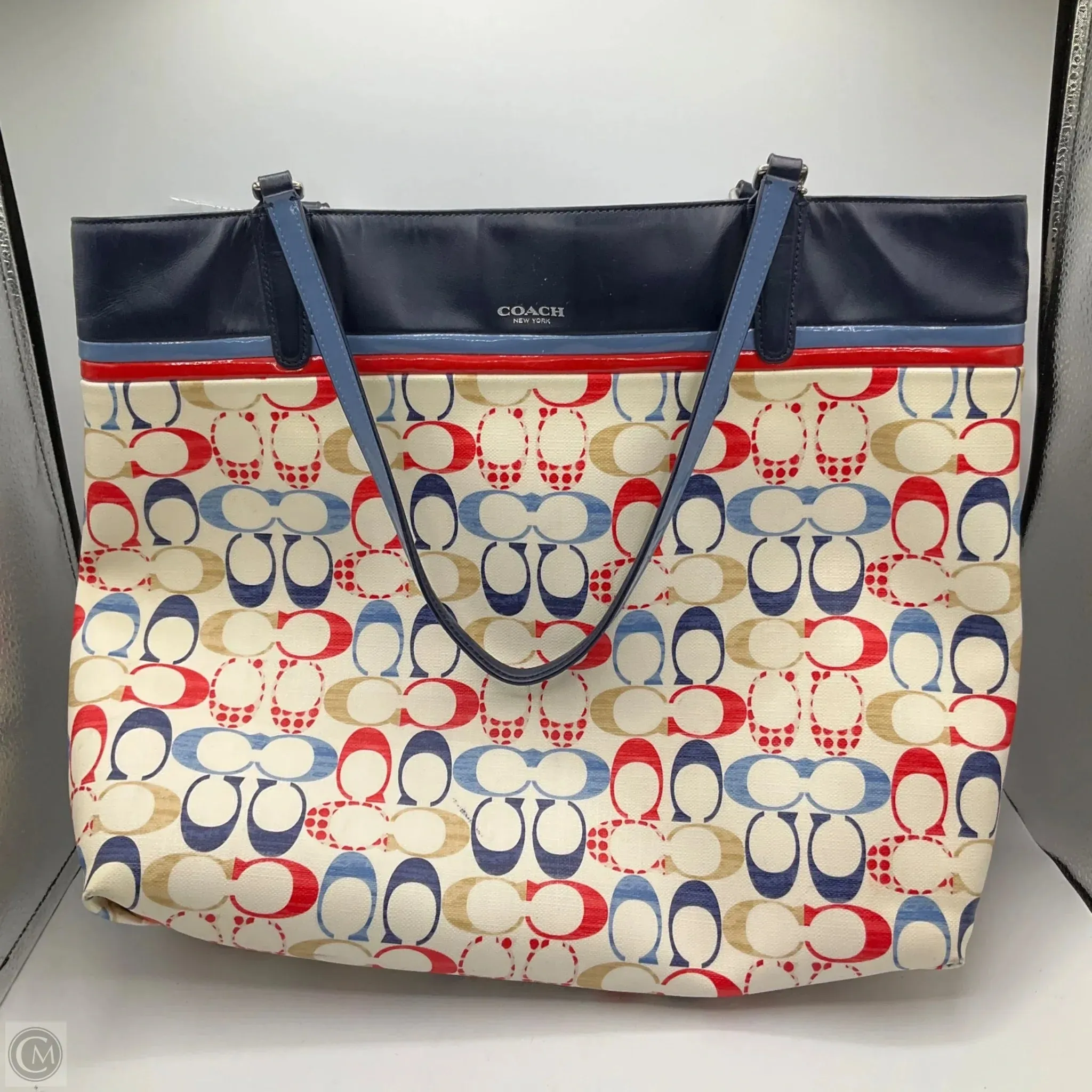 Handbag Designer By Coach, Size: Large