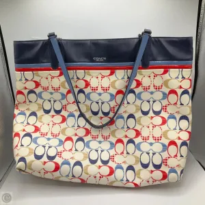 Handbag Designer By Coach, Size: Large