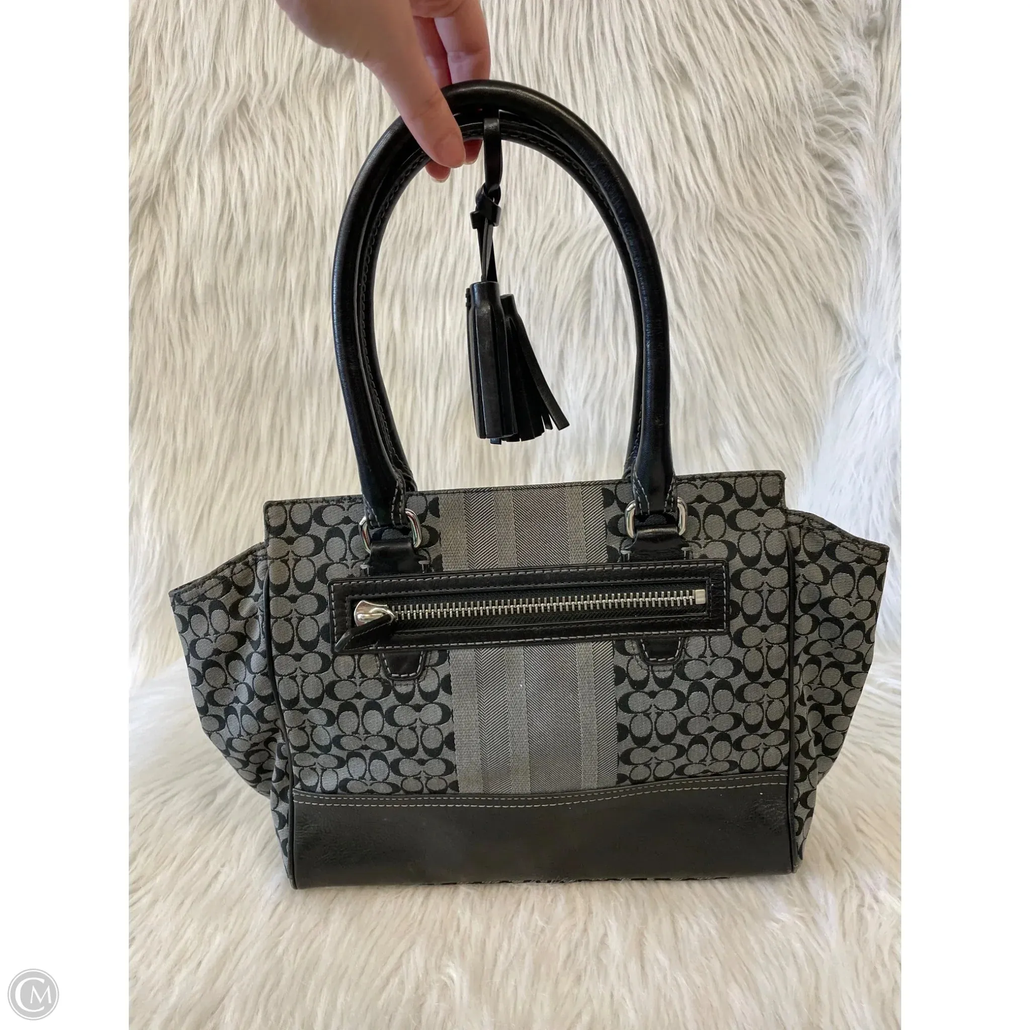 Handbag Designer By Coach, Size: Medium