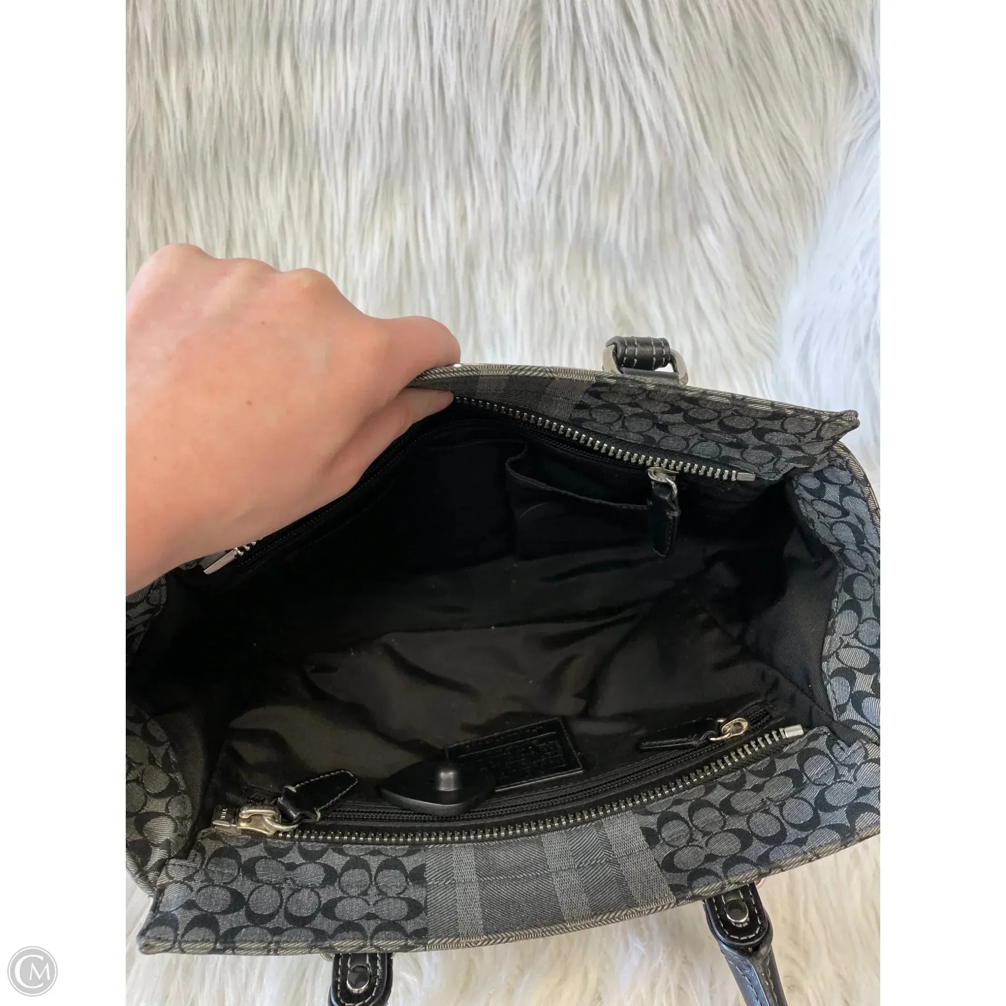Handbag Designer By Coach, Size: Medium