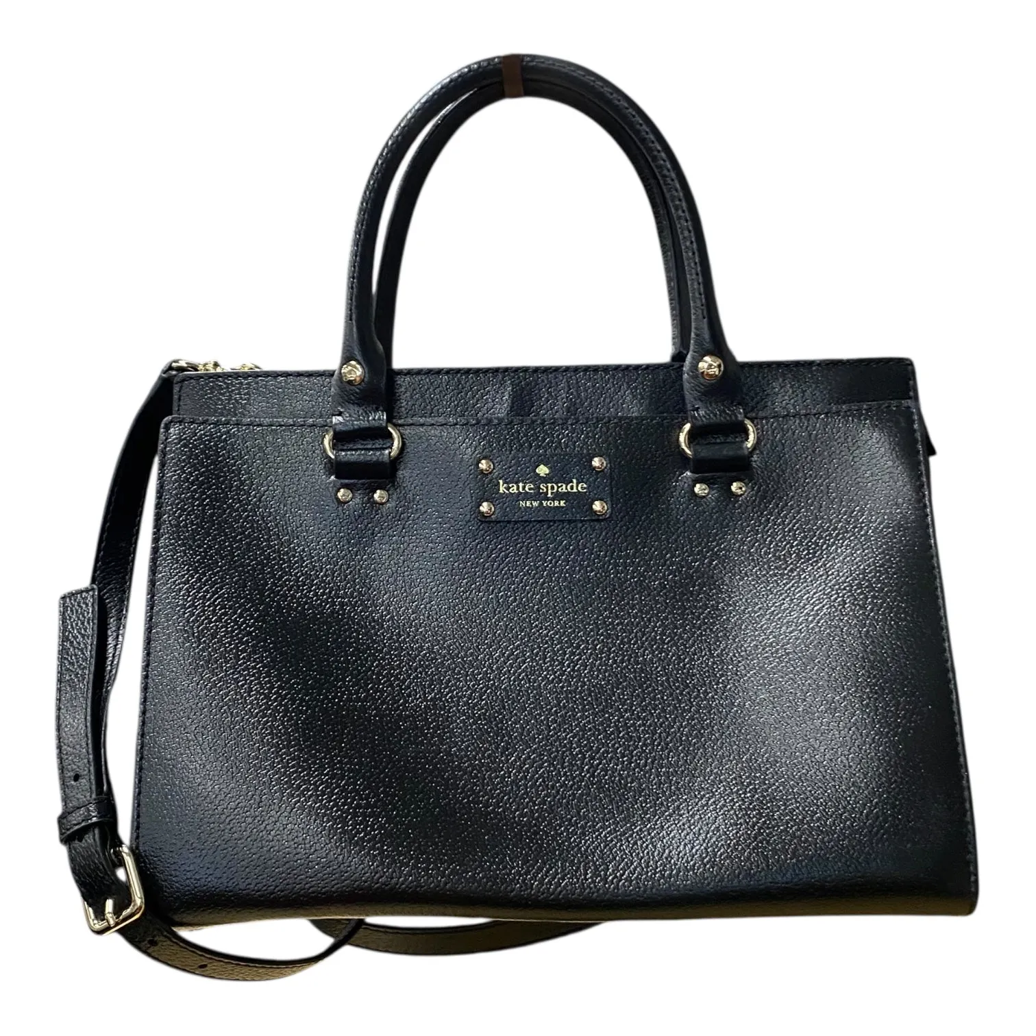 Handbag Designer By Kate Spade In Black, Size:Medium
