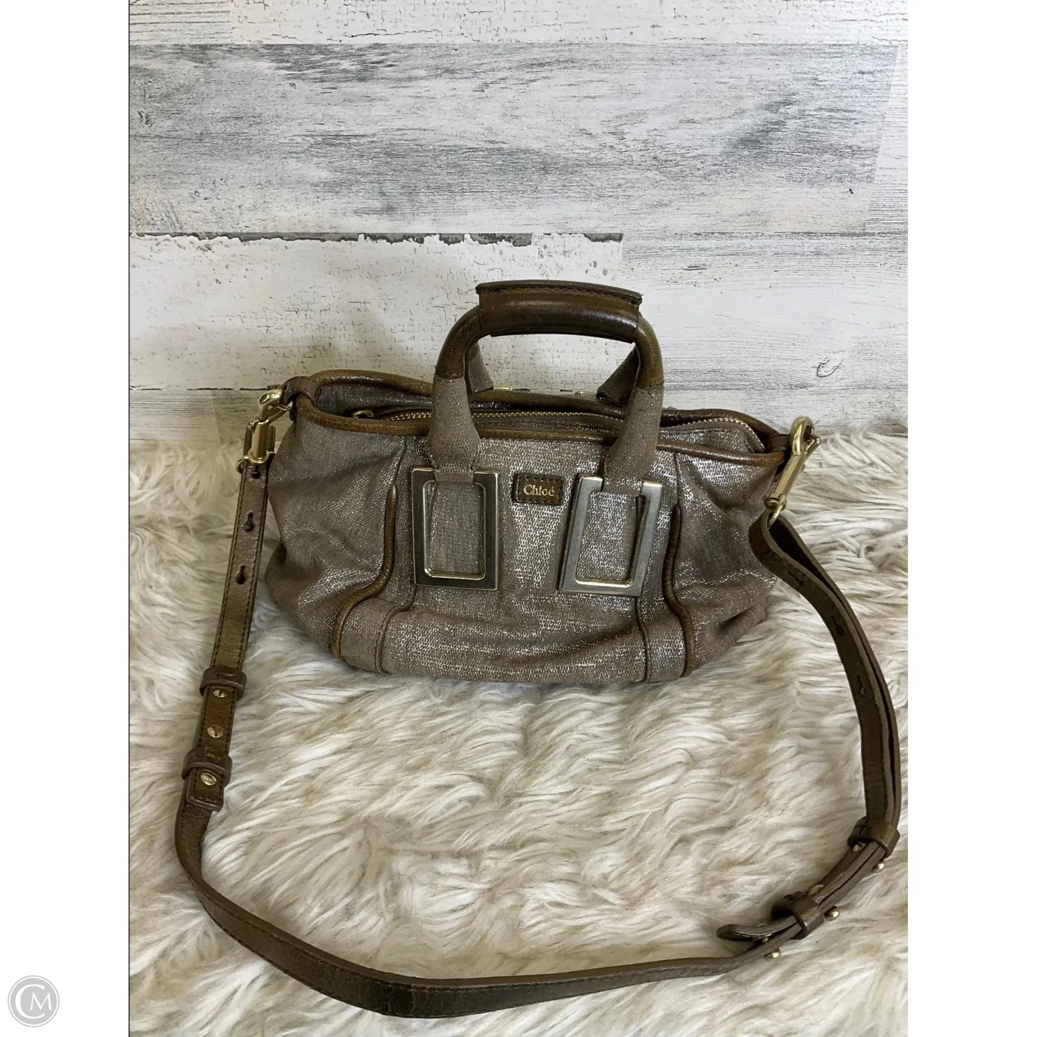 Handbag Luxury Designer By Chloe, Size: Medium