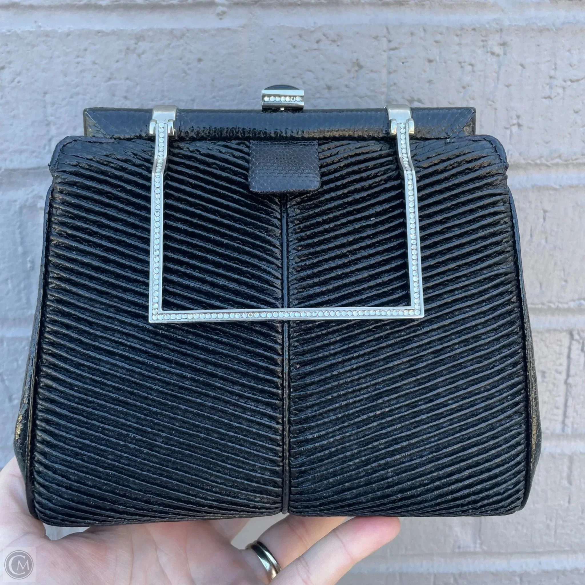 Handbag Luxury Designer By Judith Leiber, Size: Small