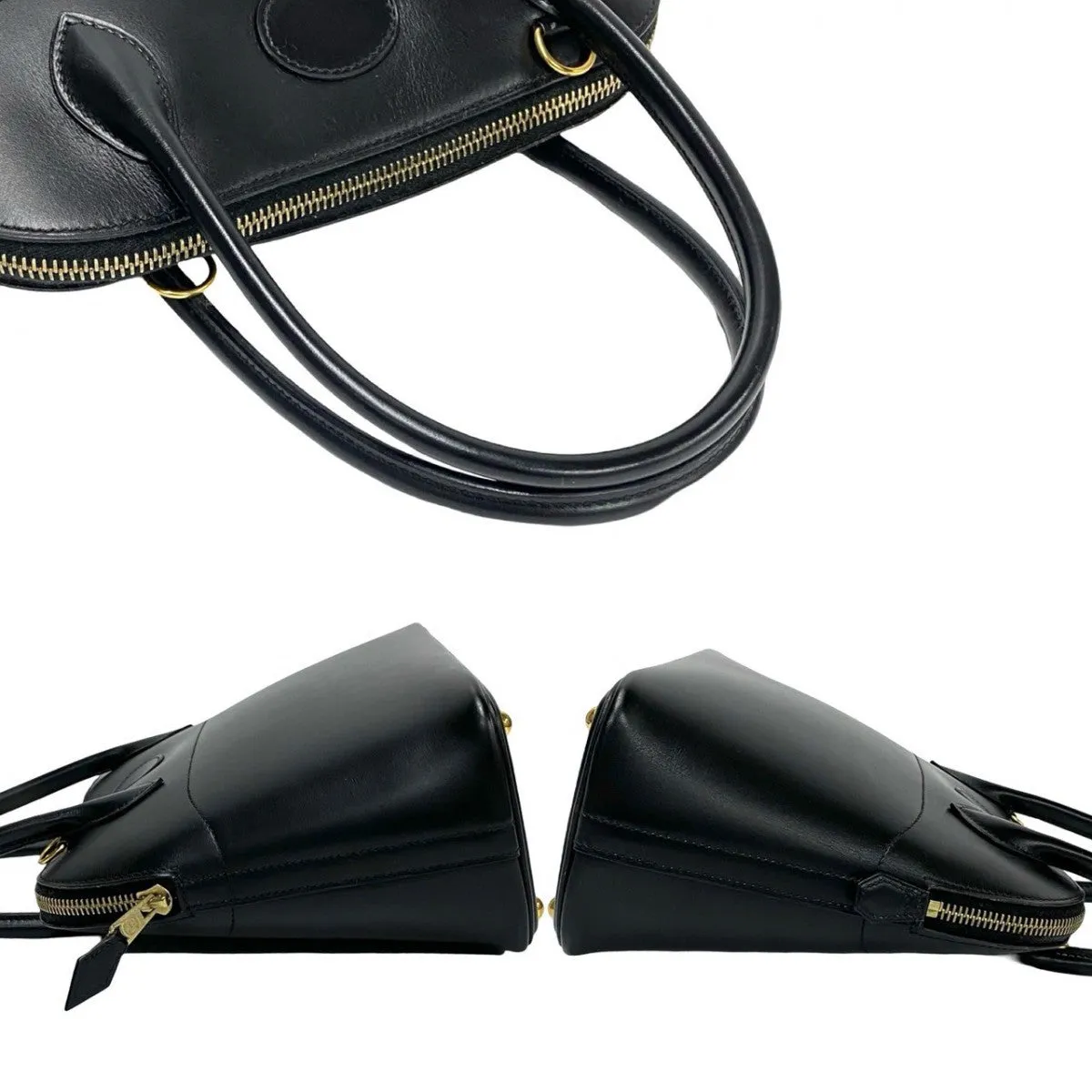 HERMES Shoulder Bag Box scarf black Bored 27