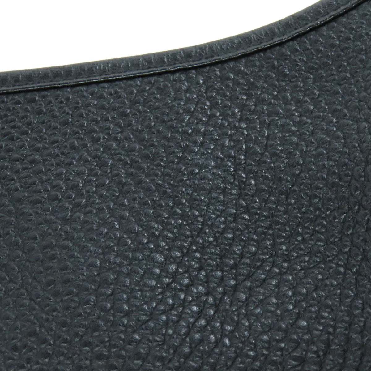 HERMES Shoulder Bag Togo black Evelyn 3 GM SilverMetal Women Used