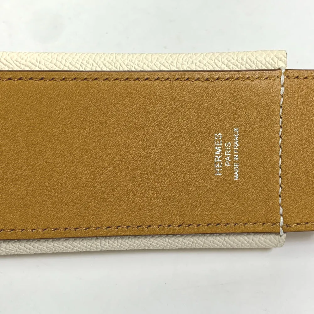 HERMES Shoulder strap Swift, Epsom beige bandouliere Bag strap Women Used