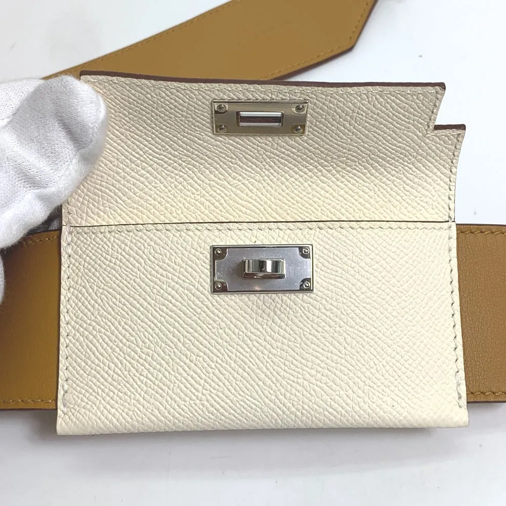 HERMES Shoulder strap Swift, Epsom beige bandouliere Bag strap Women Used