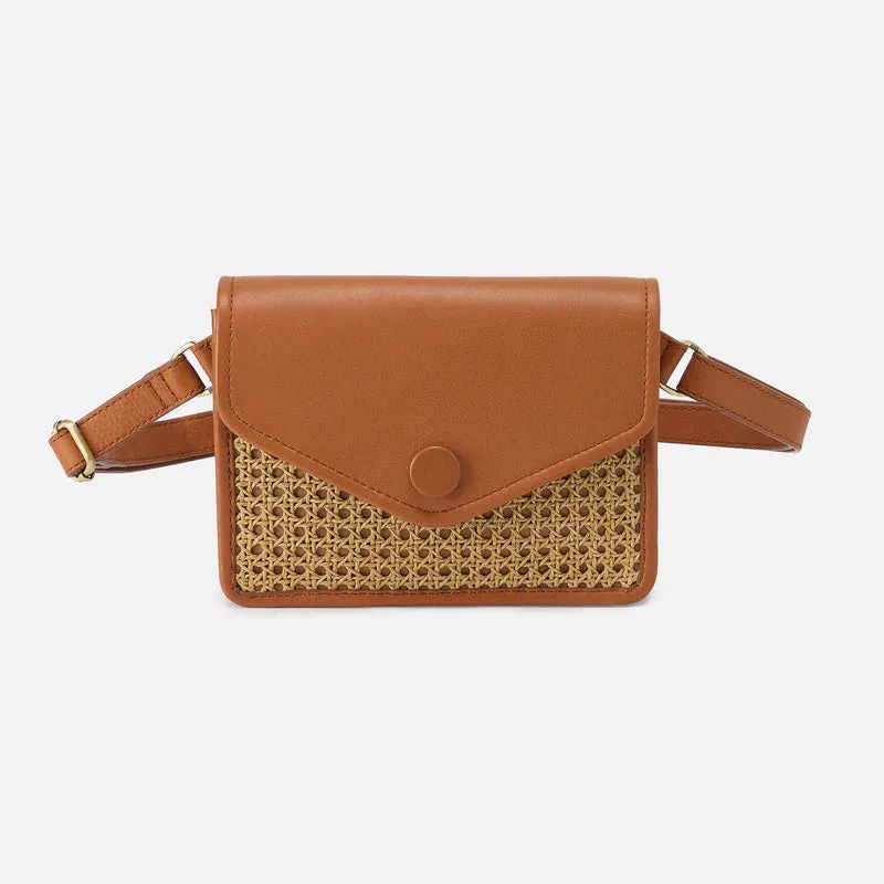 Hobo - Margot Belt Bag, Burnished Caramel with Caning