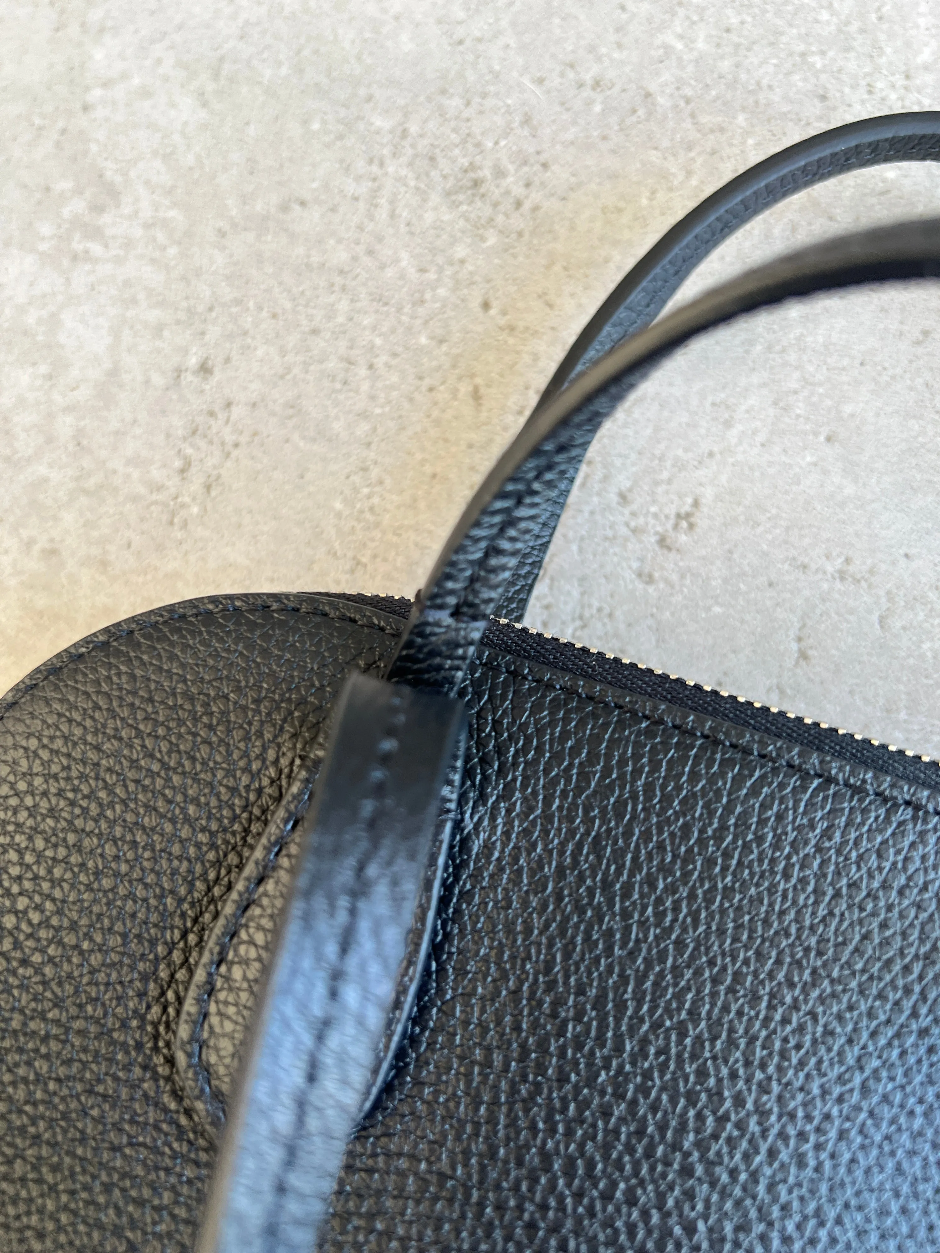 Ingrid Tote, Grained Black