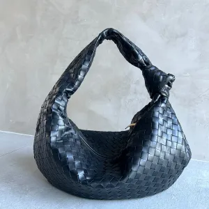 Jodie Large Intrecciato, Black