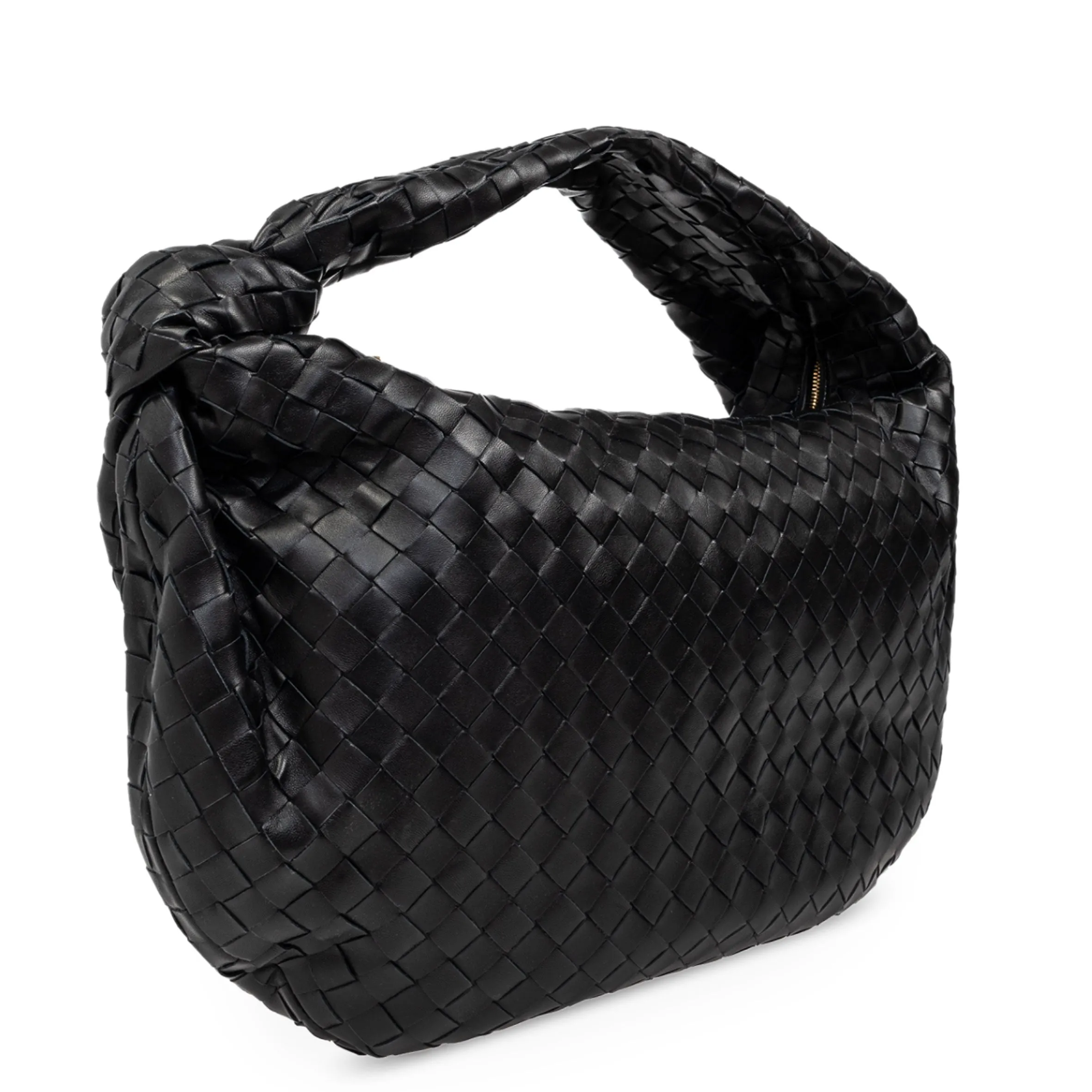 Jodie Large Intrecciato, Black