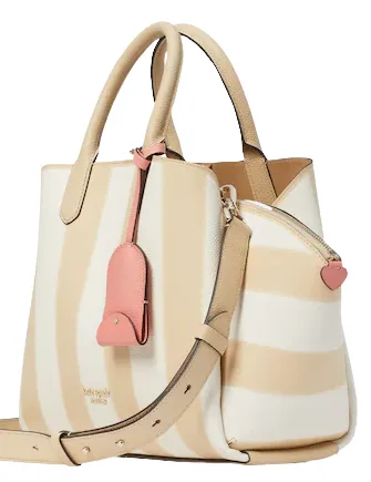 Kate Spade New York Avenue Awning Stripe Medium Satche
