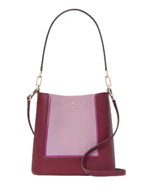 Kate Spade New York Lena Suede Colorblock Bucket Bag