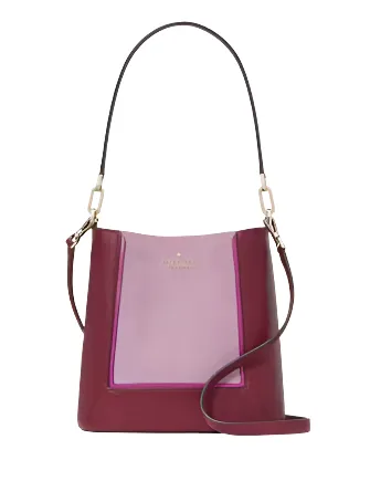 Kate Spade New York Lena Suede Colorblock Bucket Bag
