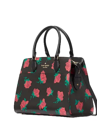 Kate Spade New York Madison Rose Toss Printed Medium Satchel