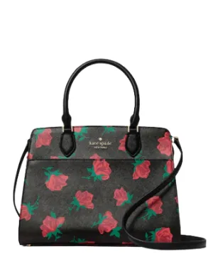 Kate Spade New York Madison Rose Toss Printed Medium Satchel