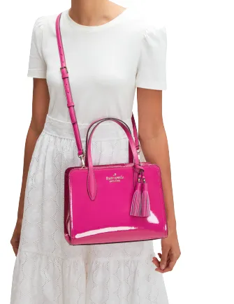 Kate Spade New York Rowe Patent Small Top Zip Satchel