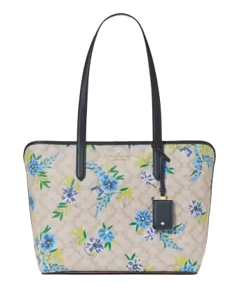 Kate Spade New York Spade Flower Floral Large Tote