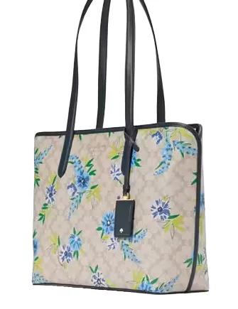 Kate Spade New York Spade Flower Floral Large Tote