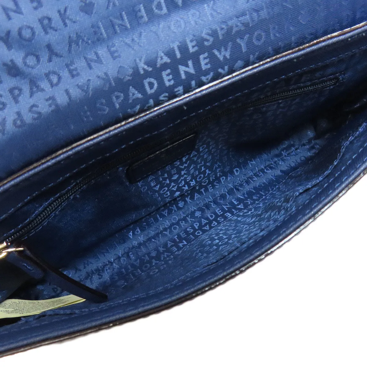 Kate Spade Shoulder Bag PVC Navy 2WAY Women Used