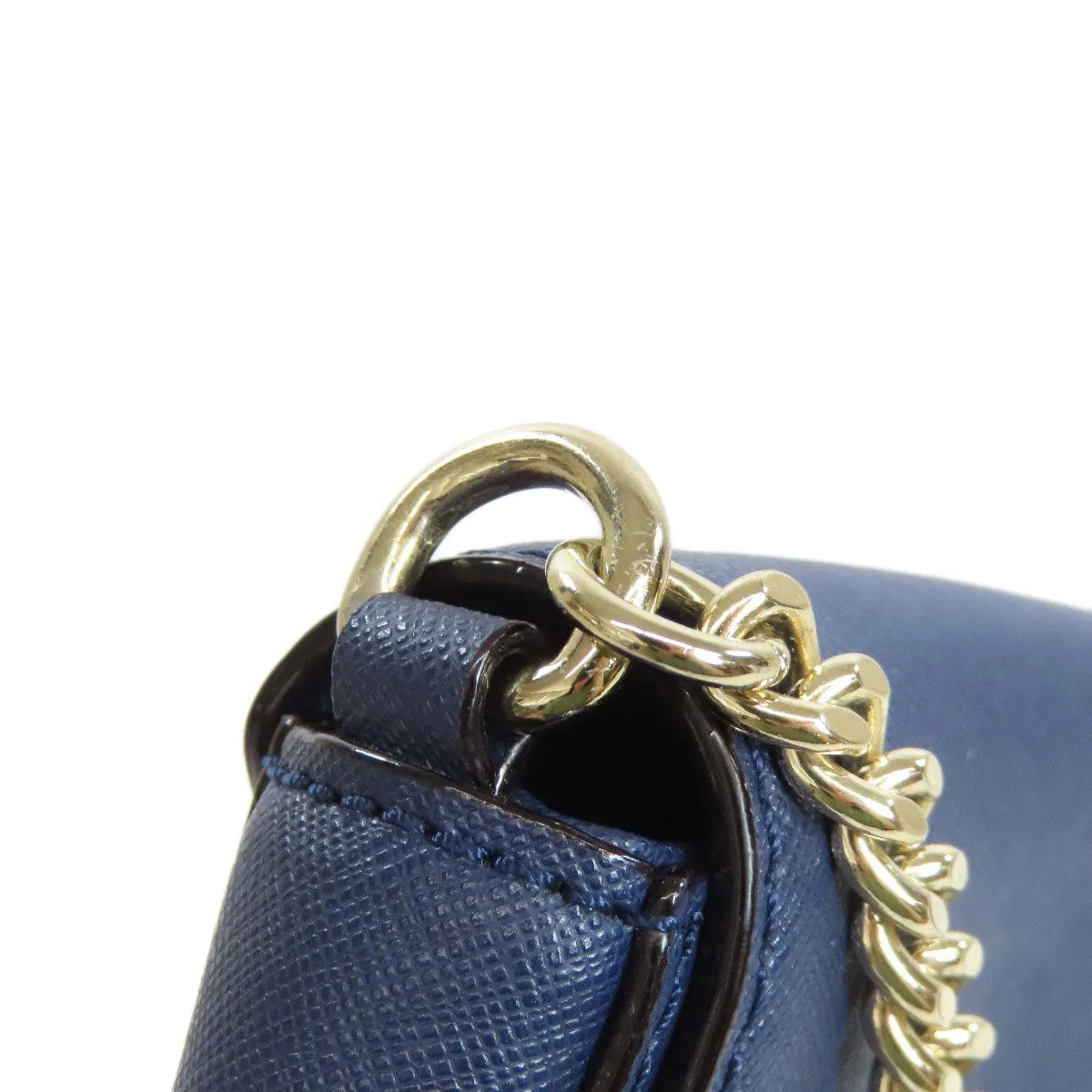 Kate Spade Shoulder Bag PVC Navy 2WAY Women Used