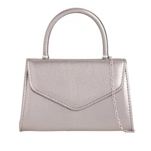 Koko H2439 Pewter Metallic Grab Bag