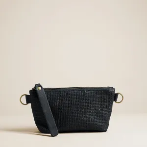 Little Buddy - Leather Black Basketweave