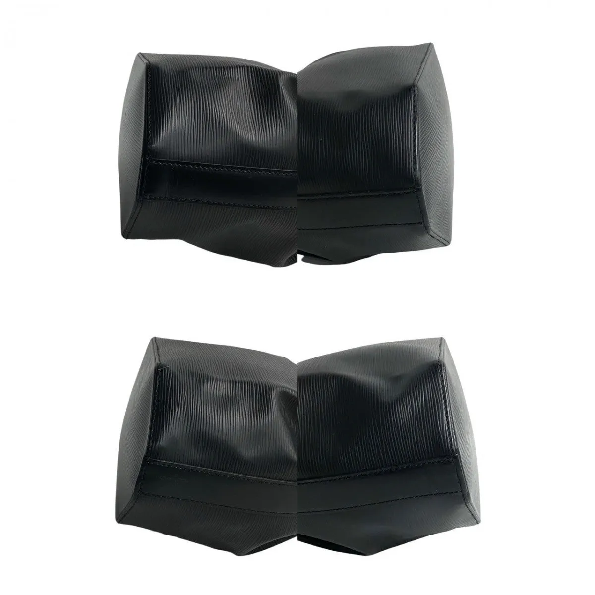 LOUIS VUITTON Shoulder Bag leather black Epi Sac De Paul PM