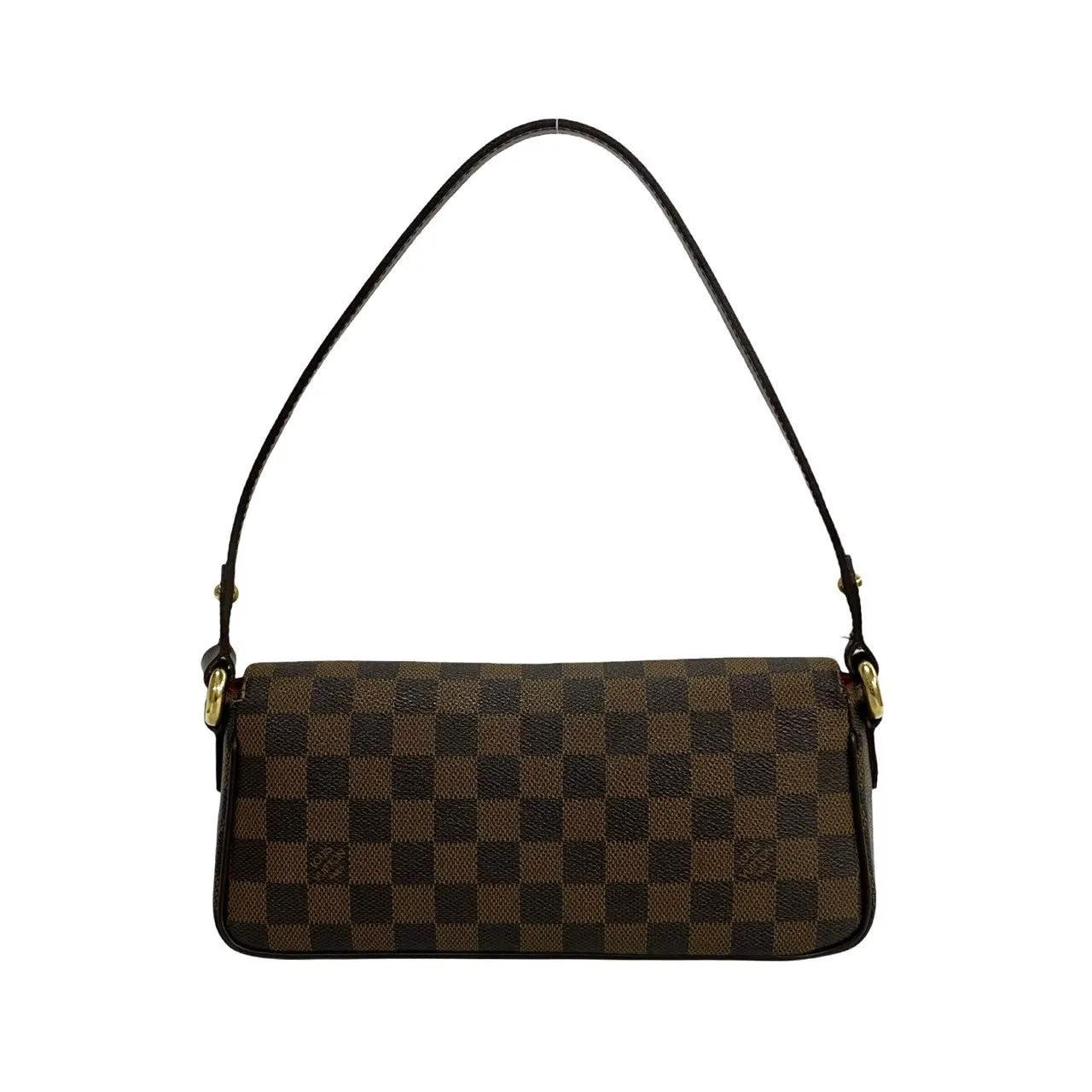 LOUIS VUITTON Shoulder Bag Leather, PVC Brown Damier Ravello PM Women Used