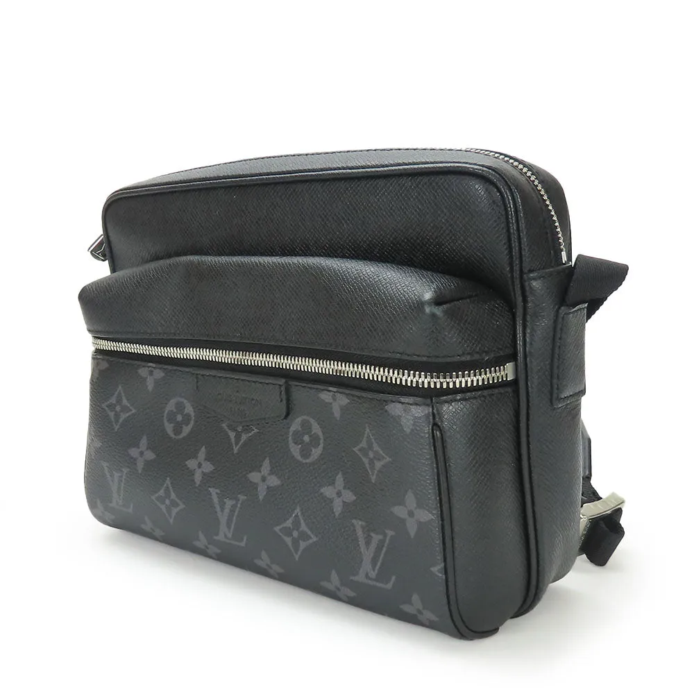 LOUIS VUITTON Shoulder Bag M30233 Monogram Eclipse , Taiga Noir Outdoor Messenger PM mens Used