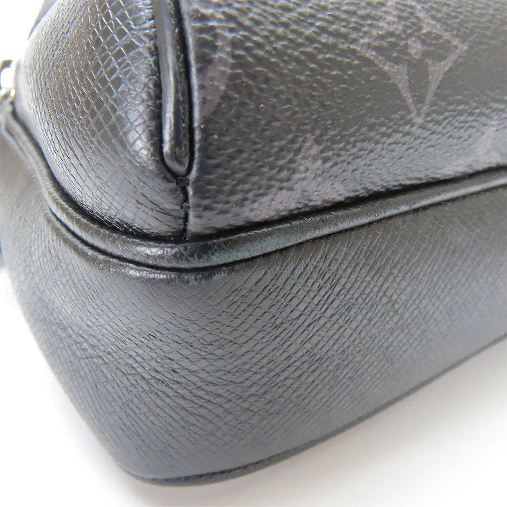 LOUIS VUITTON Shoulder Bag M30233 Monogram Eclipse , Taiga Noir Outdoor Messenger PM mens Used