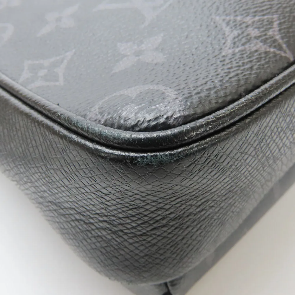 LOUIS VUITTON Shoulder Bag M30233 Monogram Eclipse , Taiga Noir Outdoor Messenger PM mens Used