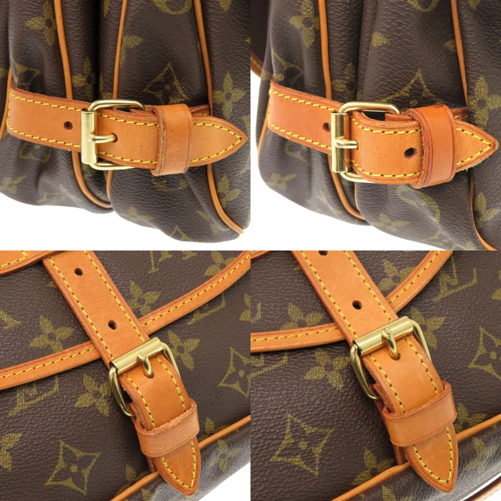 LOUIS VUITTON Shoulder Bag M42256 Monogram canvas Brown Monogram Saumur 30 Women Used