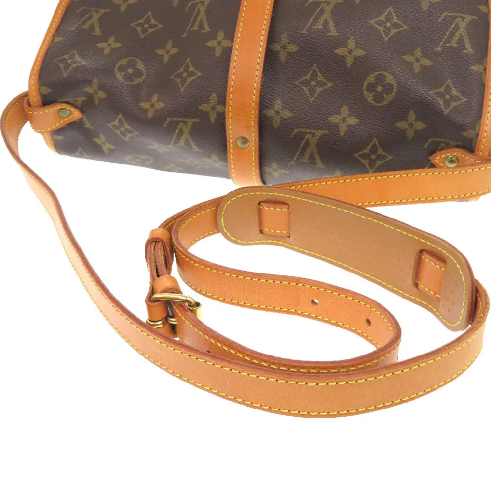 LOUIS VUITTON Shoulder Bag M42256 Monogram canvas Brown Monogram Saumur 30 Women Used