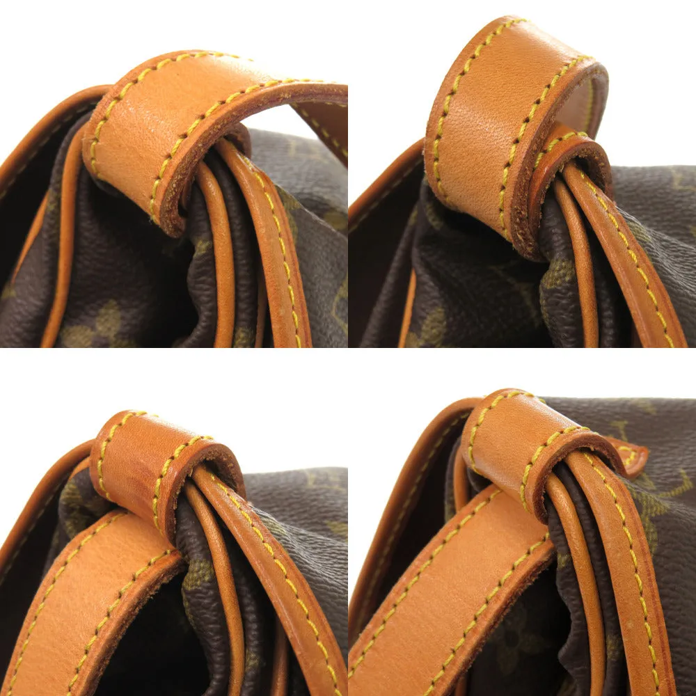 LOUIS VUITTON Shoulder Bag M42256 Monogram canvas Brown Monogram Saumur 30 Women Used