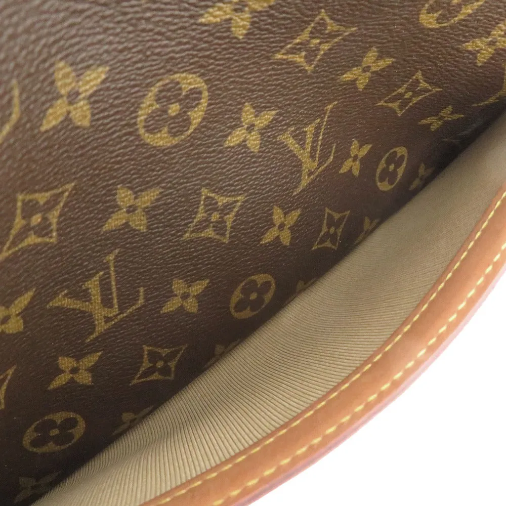 LOUIS VUITTON Shoulder Bag M45254 Monogram canvas Brown Monogram Reporter PM unisex(Unisex) Used