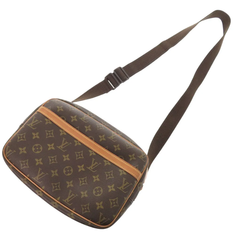 LOUIS VUITTON Shoulder Bag M45254 Monogram canvas Brown Monogram Reporter PM unisex(Unisex) Used