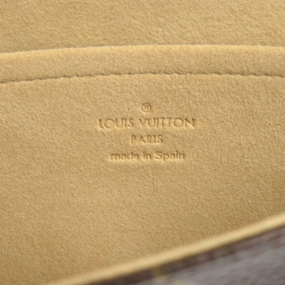 LOUIS VUITTON Shoulder Bag M51852 Monogram canvas Brown Monogram Pochette Twin GM