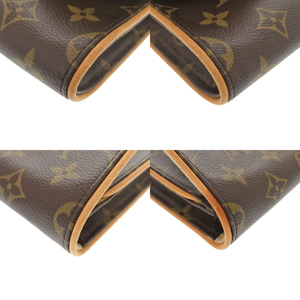 LOUIS VUITTON Shoulder Bag M51852 Monogram canvas Brown Monogram Pochette Twin GM