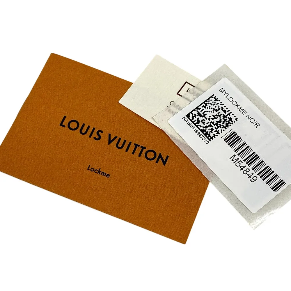 LOUIS VUITTON Shoulder Bag M54849 Taurillon Clemence black Cartable Handbag My rock me Women Used