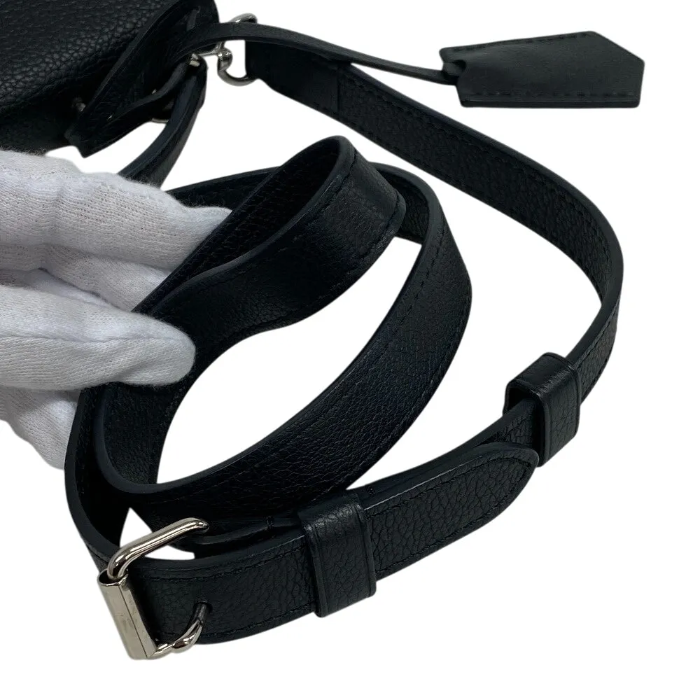 LOUIS VUITTON Shoulder Bag M54849 Taurillon Clemence black Cartable Handbag My rock me Women Used