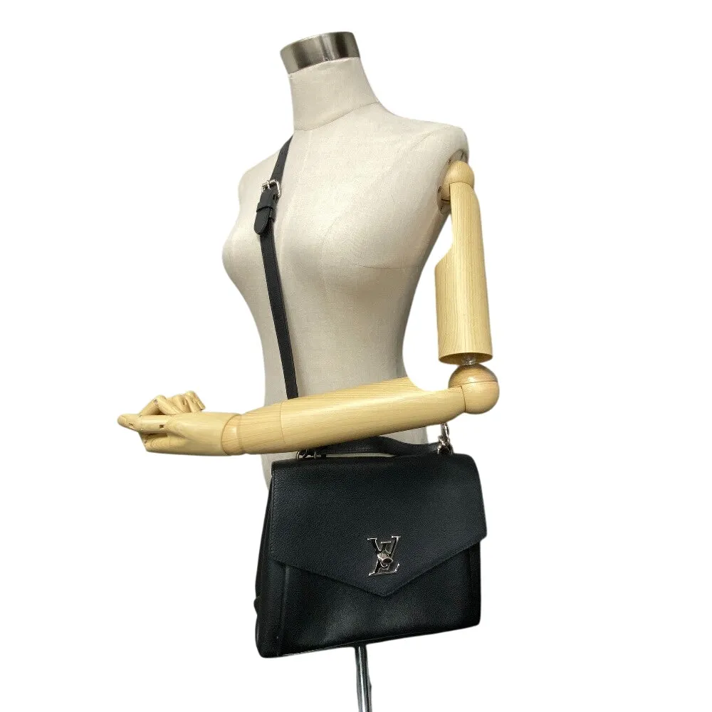 LOUIS VUITTON Shoulder Bag M54849 Taurillon Clemence black Cartable Handbag My rock me Women Used