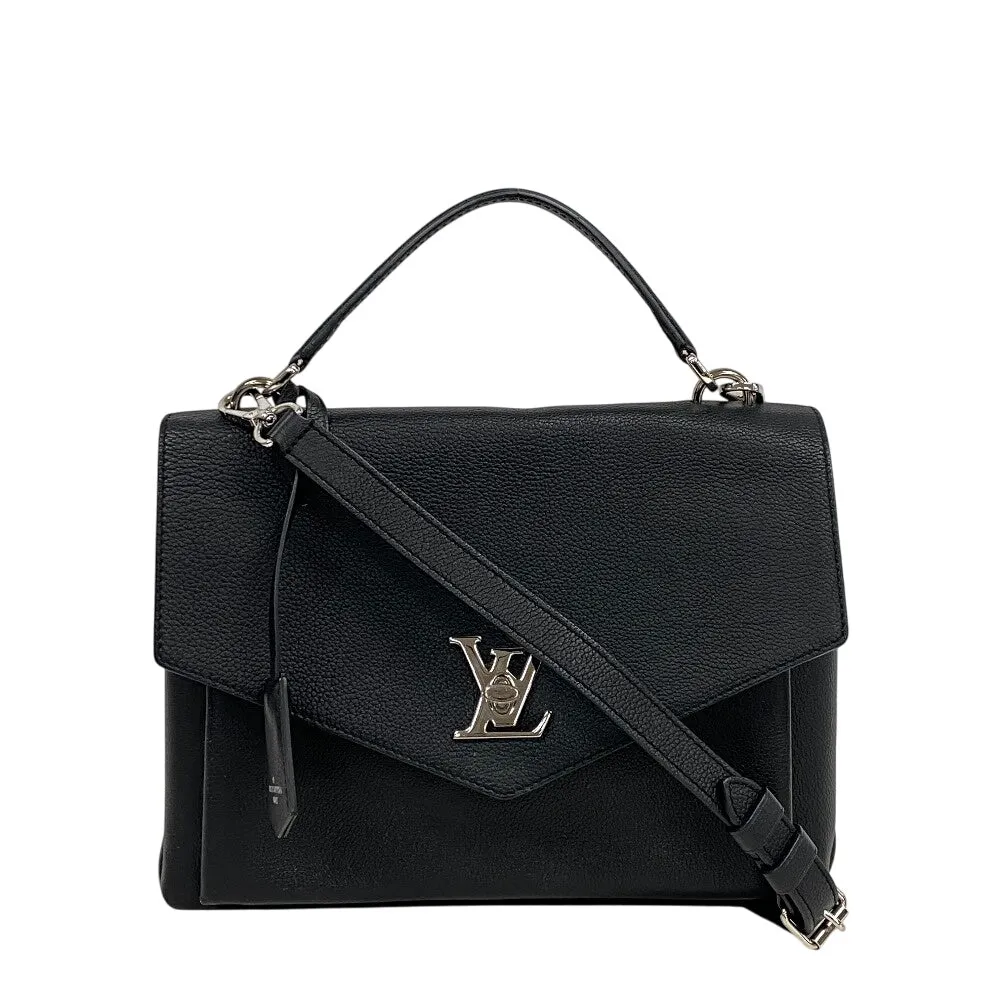LOUIS VUITTON Shoulder Bag M54849 Taurillon Clemence black Cartable Handbag My rock me Women Used
