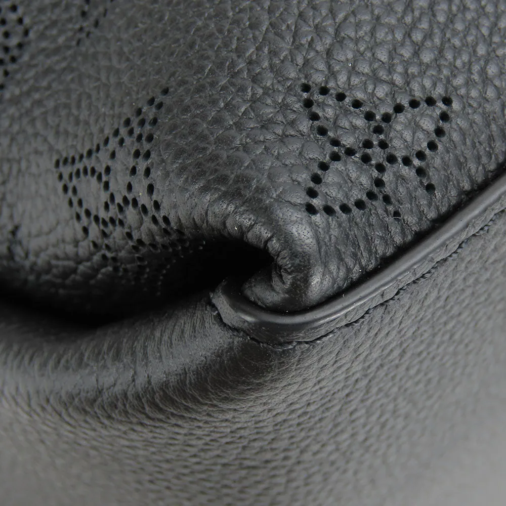 LOUIS VUITTON Shoulder Bag M56073 Monogram Mahina black Beauvre Hobo Women Used