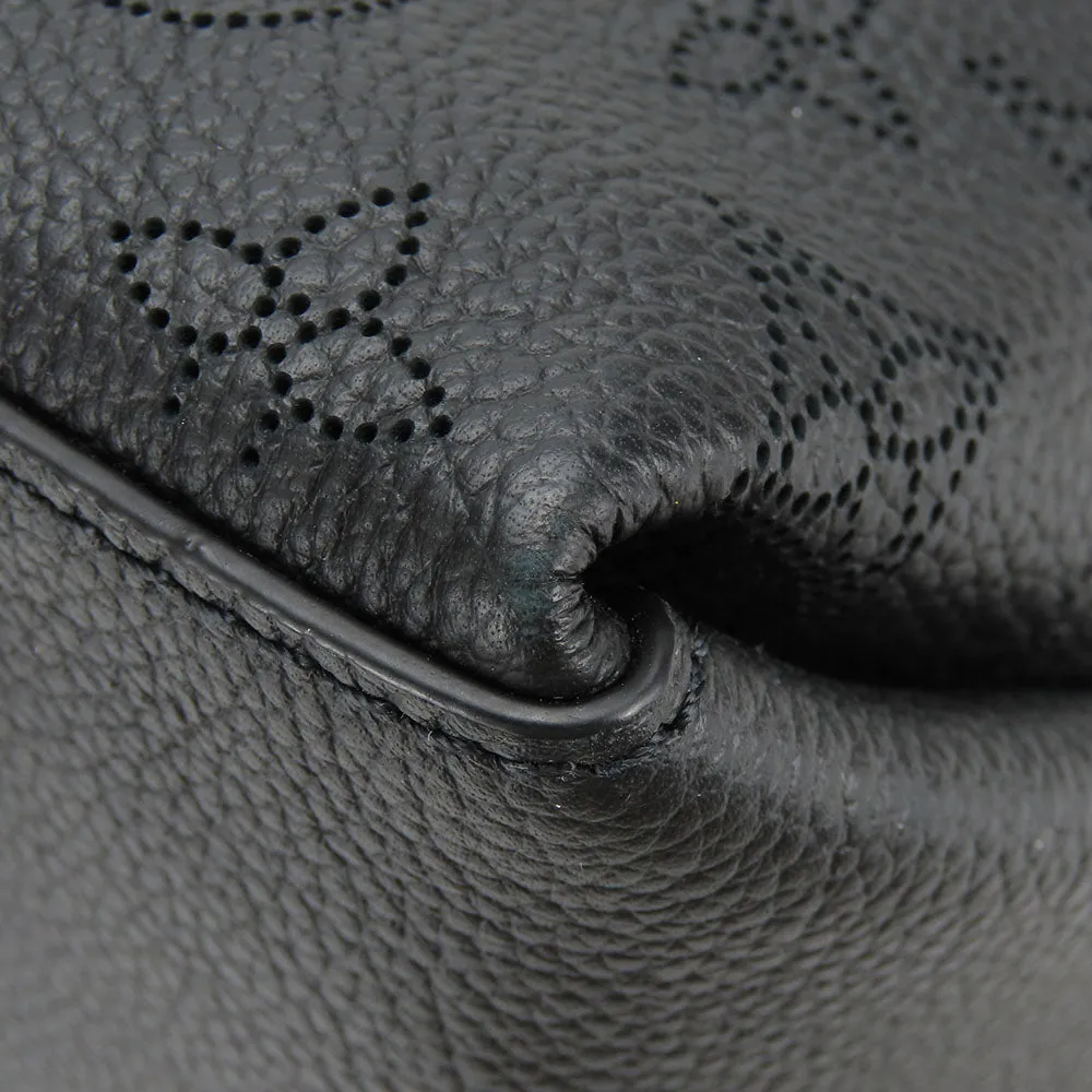 LOUIS VUITTON Shoulder Bag M56073 Monogram Mahina black Beauvre Hobo Women Used