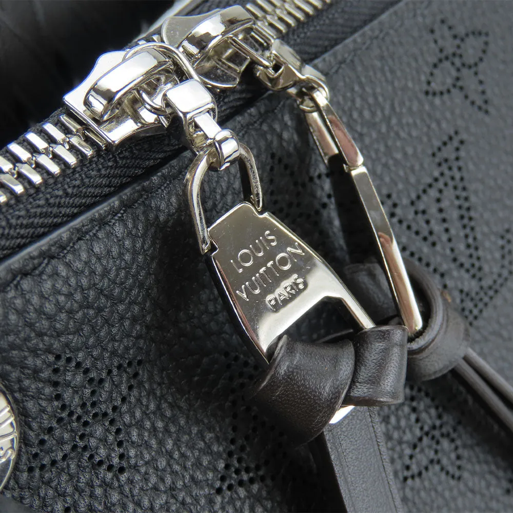 LOUIS VUITTON Shoulder Bag M56073 Monogram Mahina black Beauvre Hobo Women Used