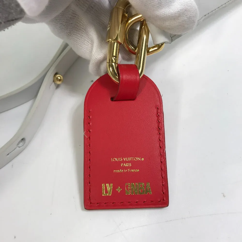 LOUIS VUITTON Shoulder Bag M80102 Leather, Monogram Canvas white LVxNBA Soft Trunk Phone Box