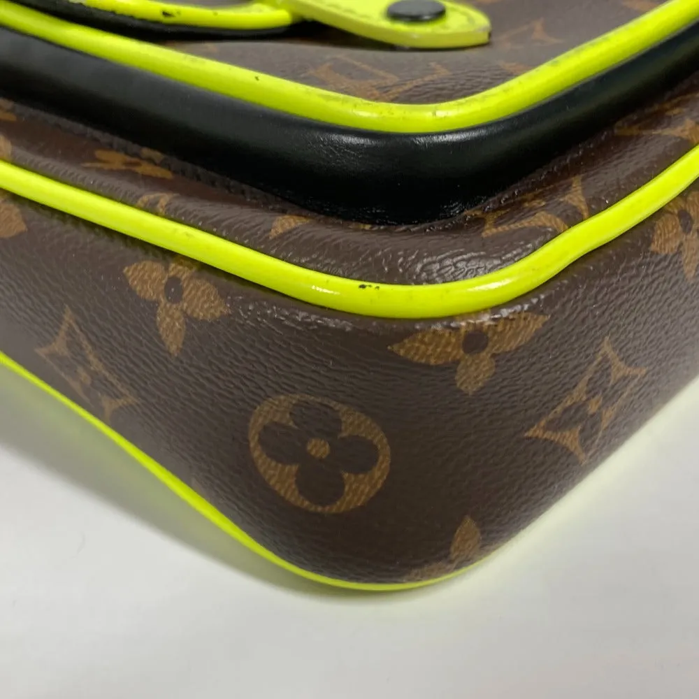 LOUIS VUITTON Shoulder Bag M80793 Monogram canvas Brown Monogram macacer Christopher Wearable Wallet